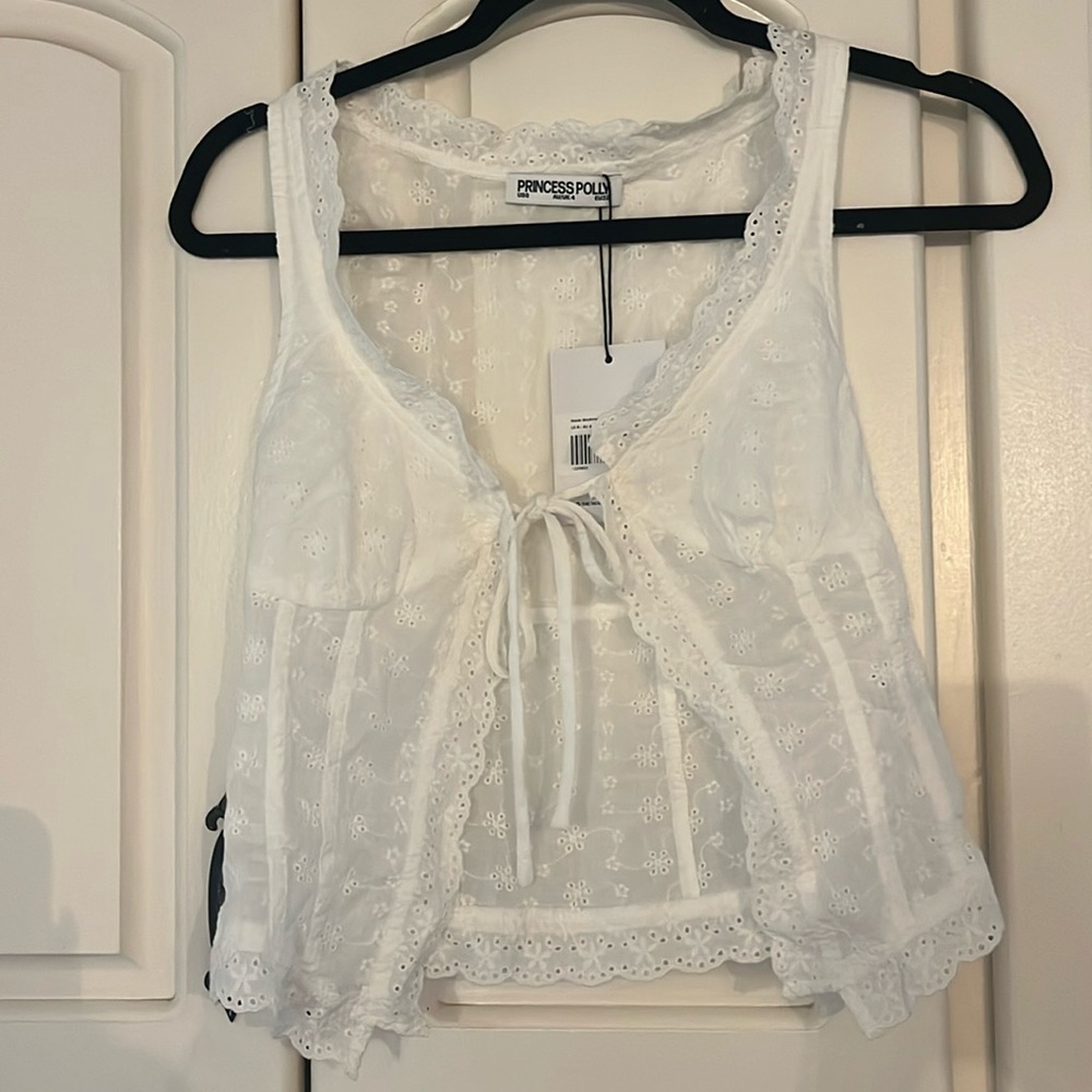 Princess Polly Mavie Broderie Top